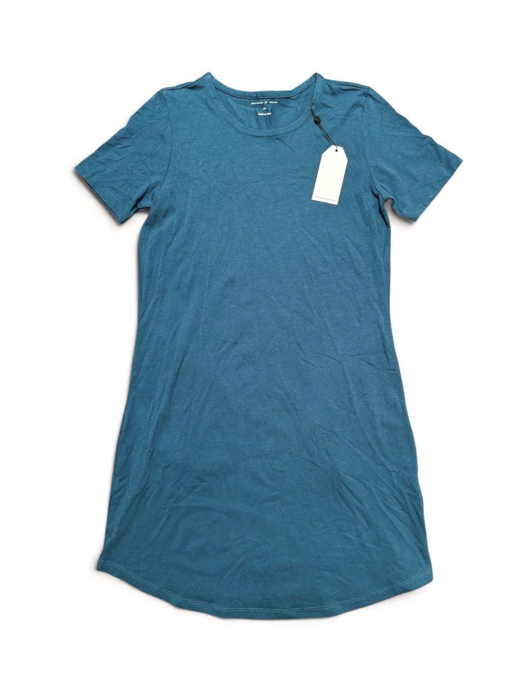 Halie Short Sleeve T-Shirt Dress in Sailor Blue